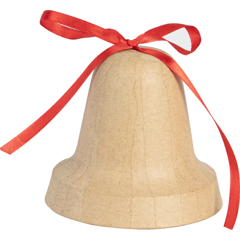 Klok met lint 10x10x9cm-/ St.
