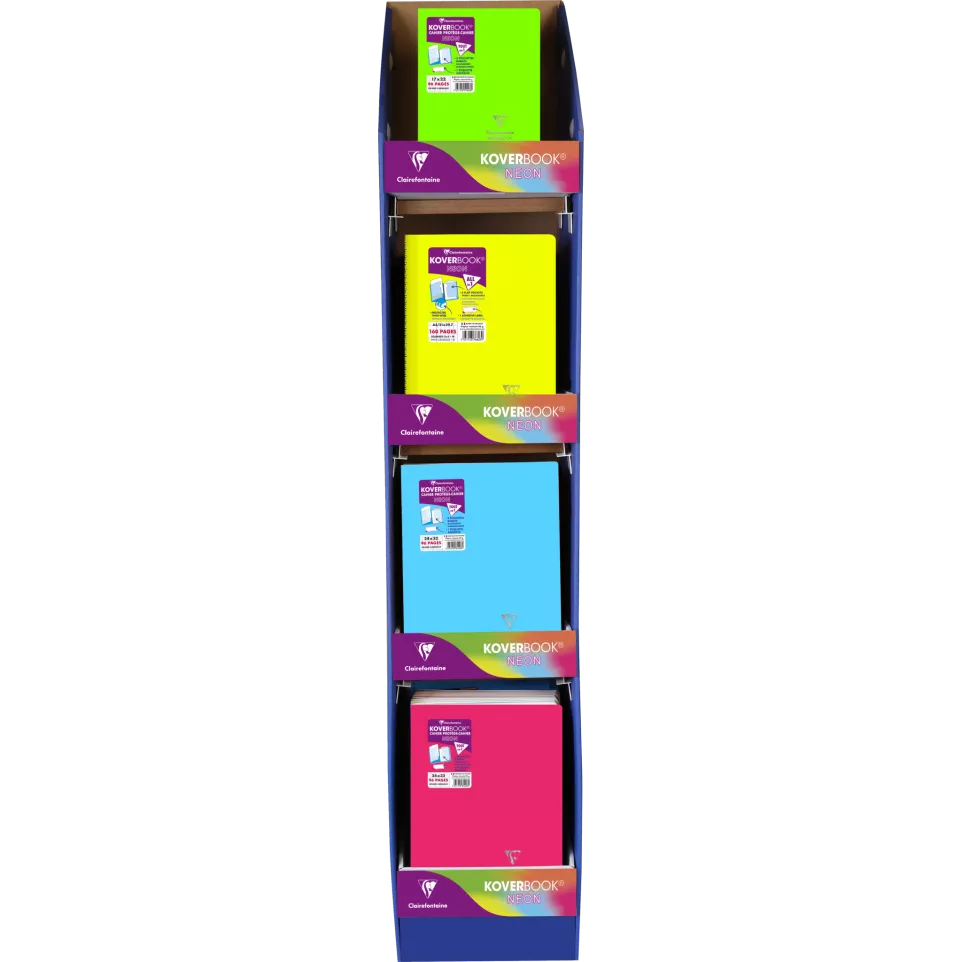 1/8 Box display Koverbook Neon leeg-/...