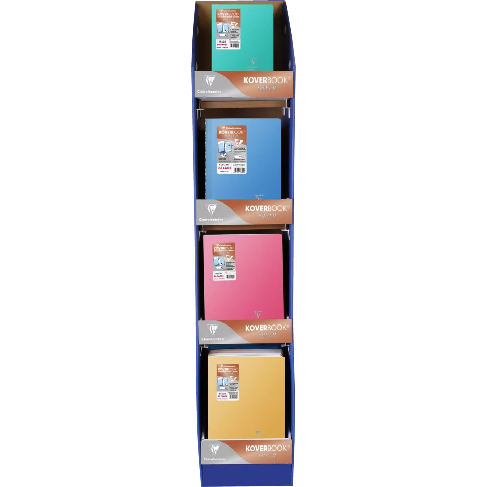 1/8 de box présentoir Clairefontaine...