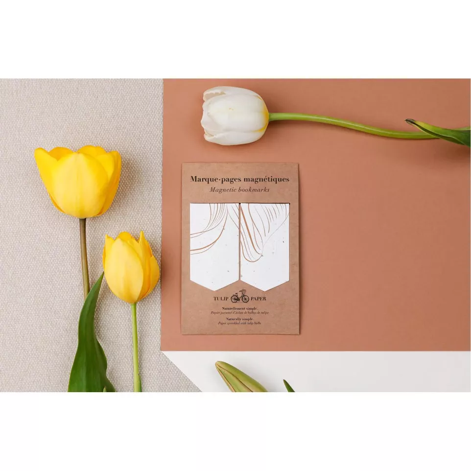 Tulip paper, Set 2 bladwijzers-/ St.