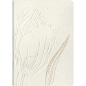 Tulip paper, Soft cover notebook A6 10,5x14,8 cm, 64 sheets, plain/ Pc.