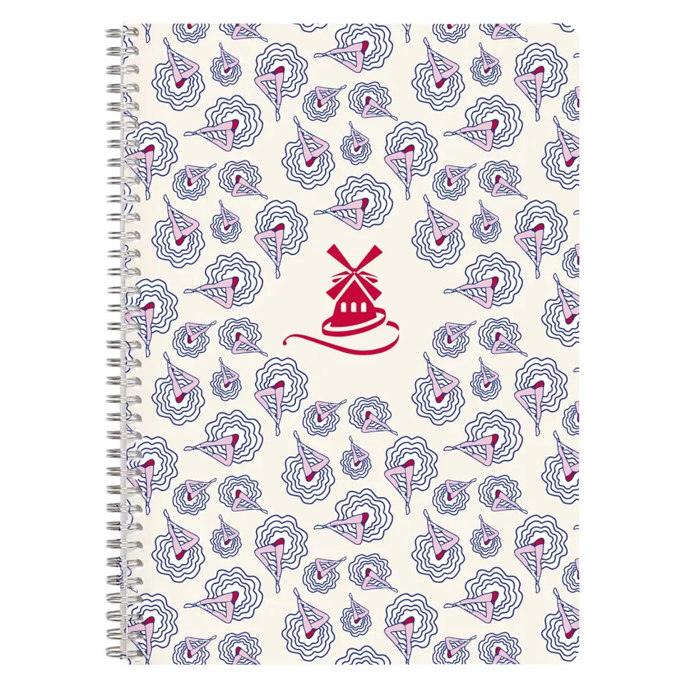 Moulin Rouge, Wire bound notebook A4...