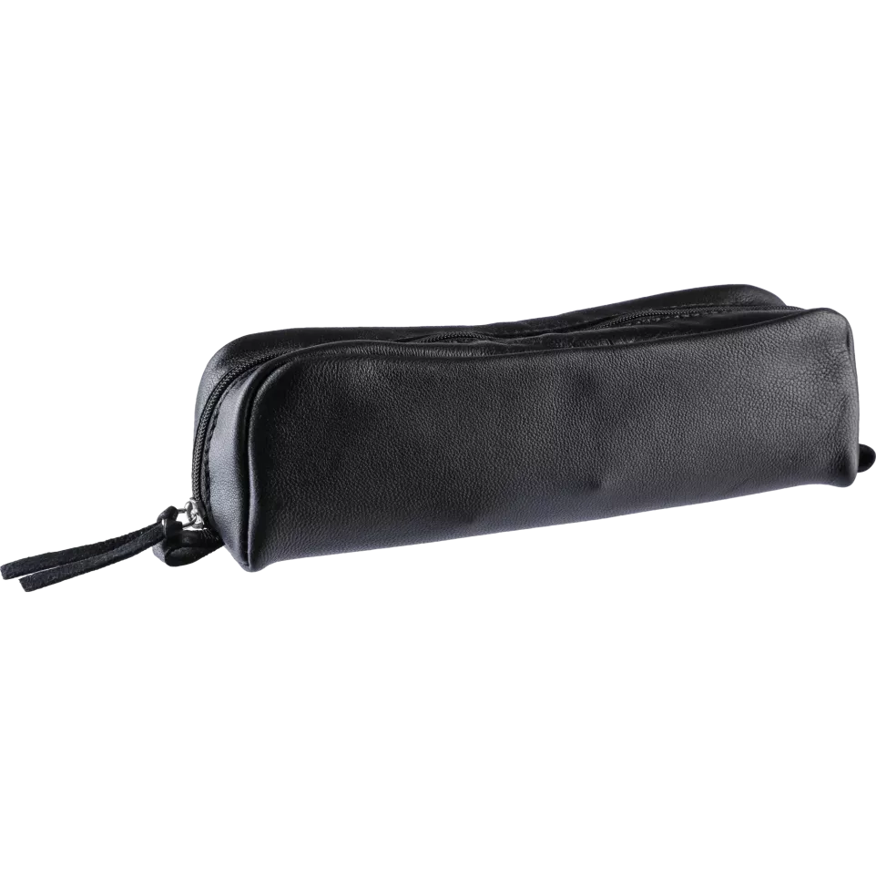 COLORED LEATH Rect.-Pencase 4x21x6...