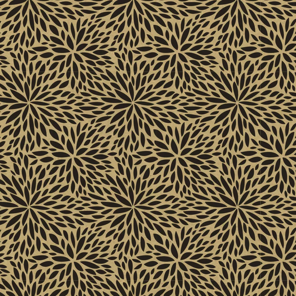 Kraft brut 70g, rl 50x0,70m Géo noir/...