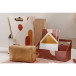 Terracotta, Multipurpose leather pouch 18x11x7 cm/ Pc.