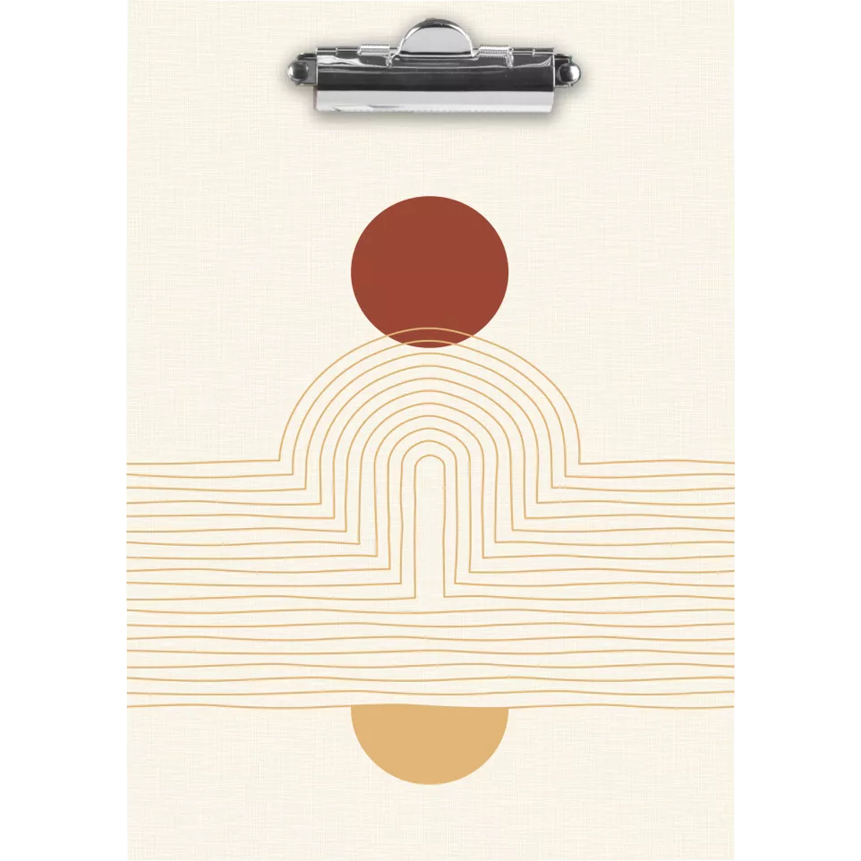 Terracotta, Klemplaat 23x33cm-/ St.