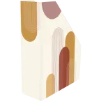 Terracotta, Porte magazines 25x10x32,5cm/ Pce