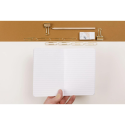 Evanescence, Stationery kit contains a notebook 11x17 cm 32 lined sheets, a pencil, 2 binder clips, 10 paper clips and a eraser/