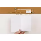 Evanescence, Stationery kit contains a notebook 11x17 cm 32 lined sheets, a pencil, 2 binder clips, 10 paper clips and a eraser/