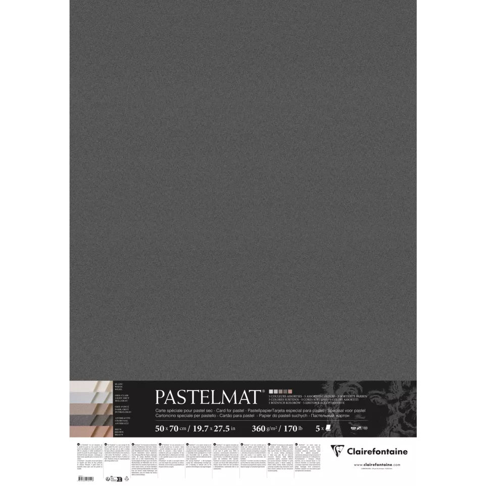 Pastelmat pack 50x70- 5sh 360g...