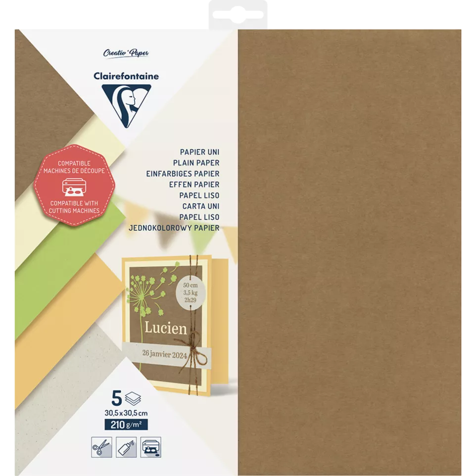 PLAIN PAPER, pack 5S- 210g...