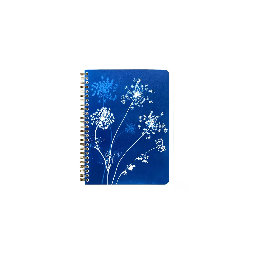 Cyanotype, Wire bound notebook A5...