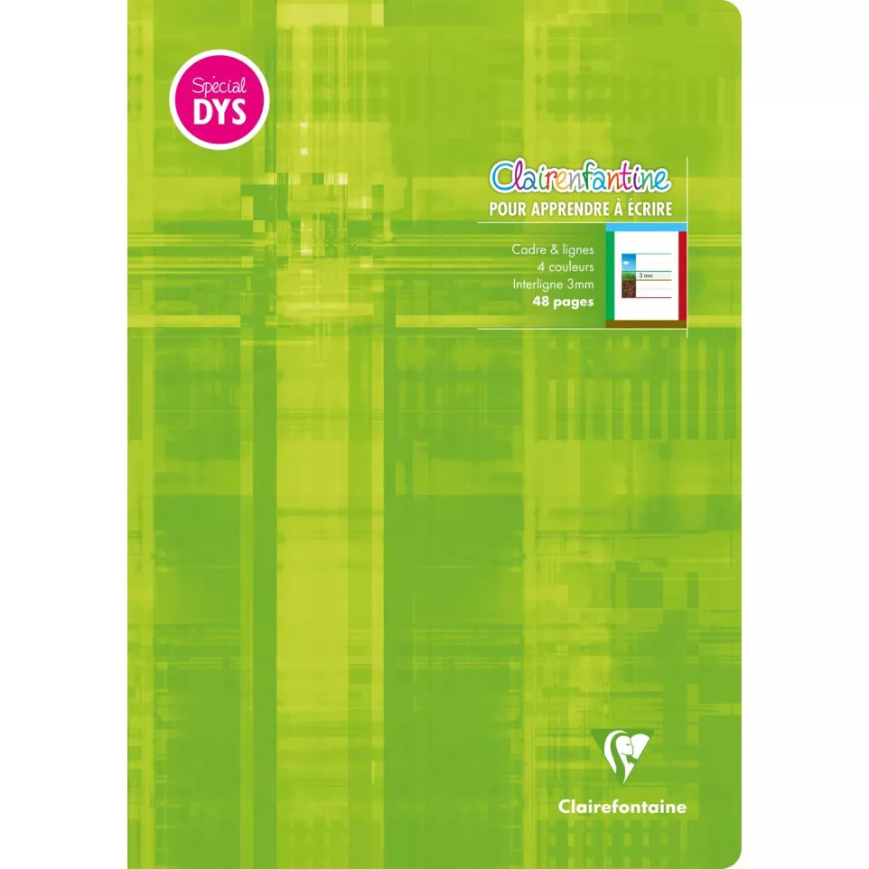 Cahier d'écriture piqué spécial Dys...