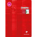Cahier d'écriture piqué spécial Dys A4 48 pages cadre et lignes 4 couleurs Interligne 3 mm/ Pce