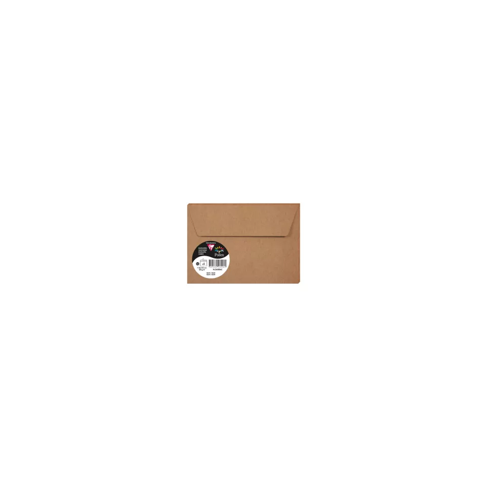 Sachet de 5 enveloppes Pollen C6...