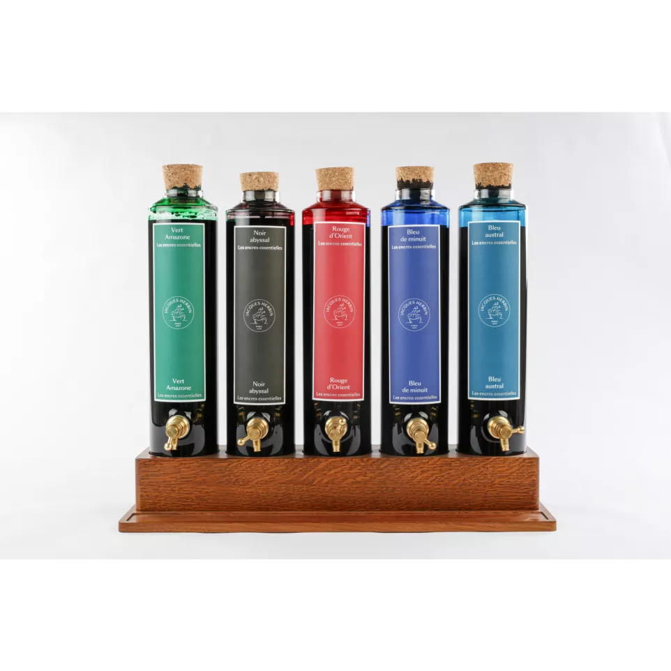 Display inktbar (leeg) - 5 flesjes-/ St.