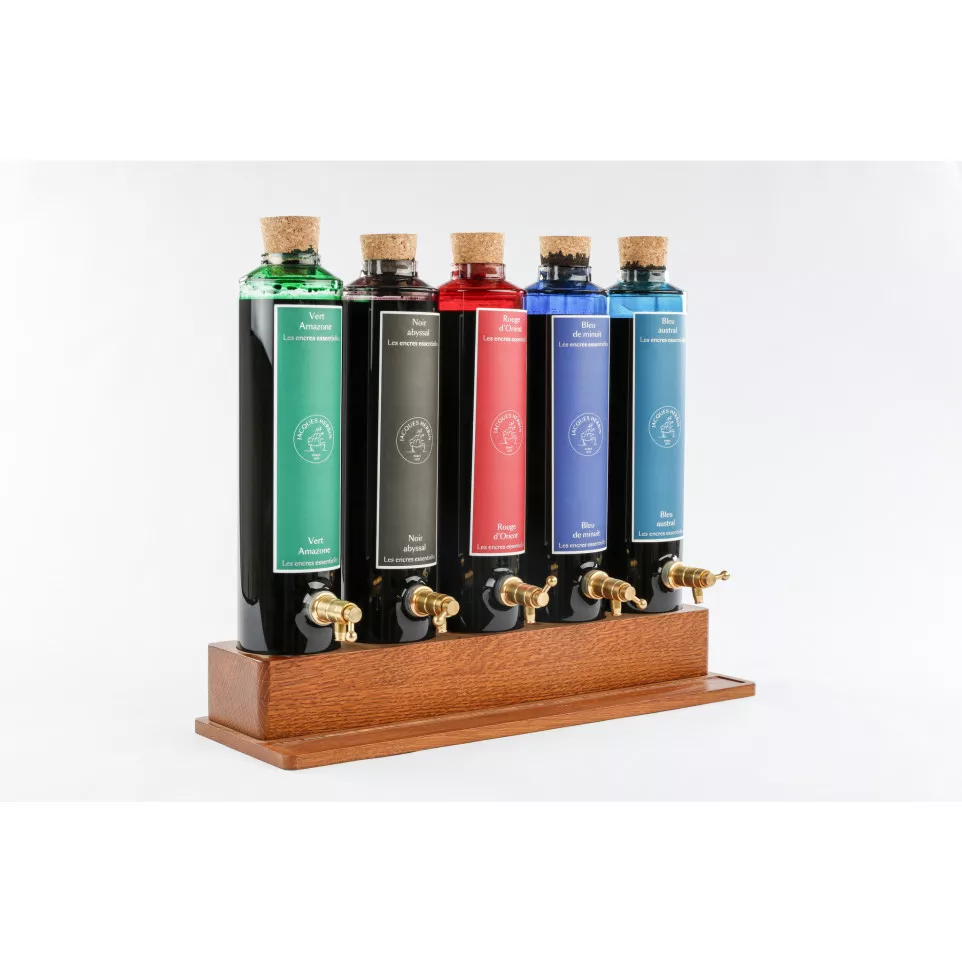 PRESENTOIR BAR A ENCRES - 5 FLACONS-/...