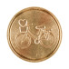 PASTILLE LAITON SUR BROCHE 24mm/ Pce