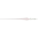 twisted glass pen - rose pâle 18 cm-/ Pc.