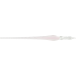 twisted glass pen - rose pâle 18 cm-/ Pc.