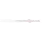 twisted glass pen - rose pâle 18 cm-/ Pc.