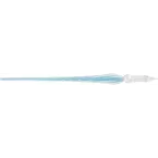 twisted glass pen - bleu azur 18 cm-/ Pc.