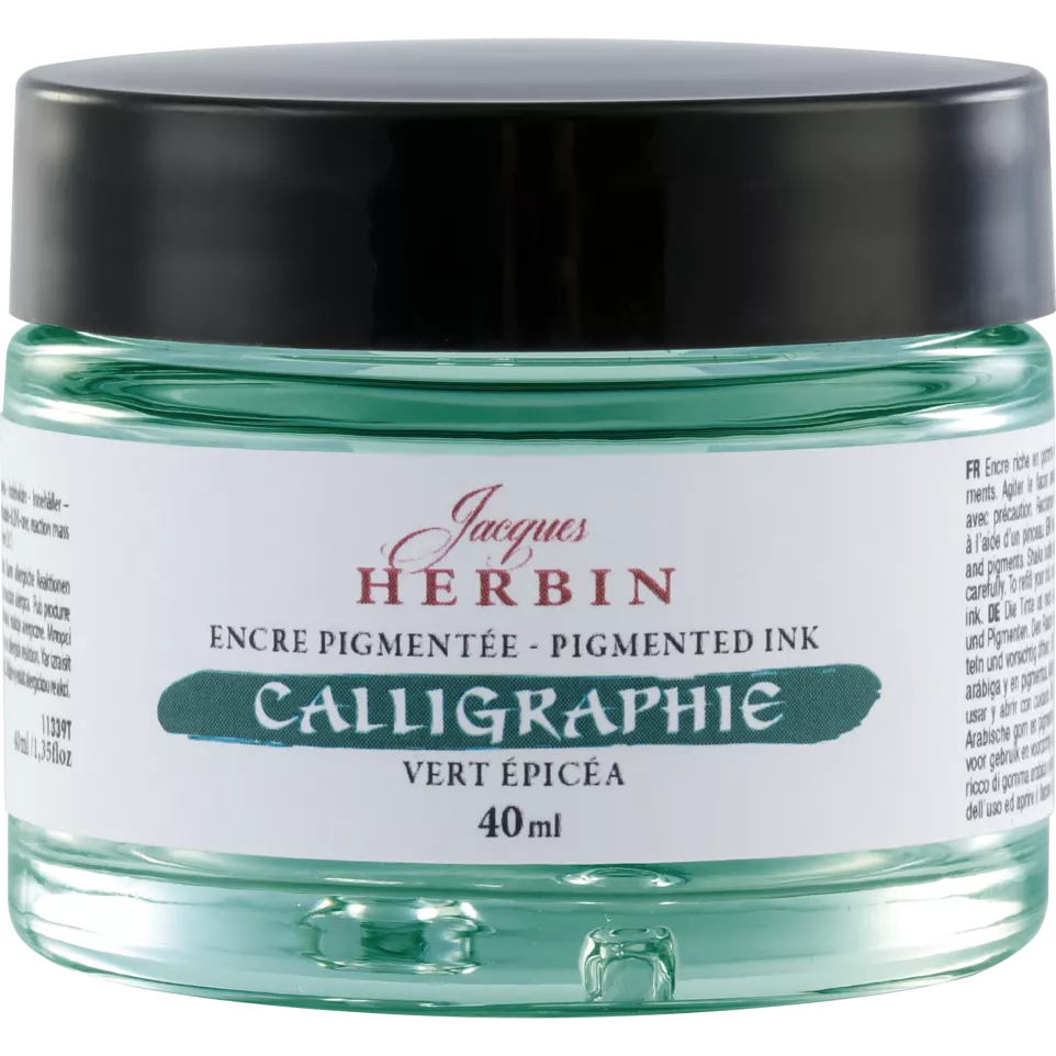 Kalligrafie inkt 40ml sparrengroen-/ St.