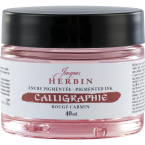 Carmine calligraphy ink...