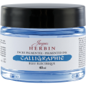 Kalligrafie inkt 40m-l elektrisch blauw/ St.