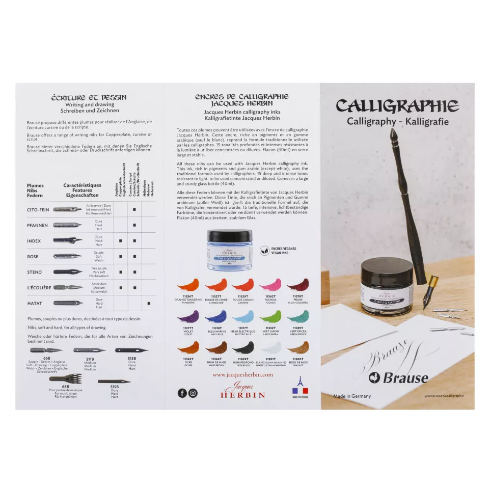 100 flyers calligrap-hie Brause...