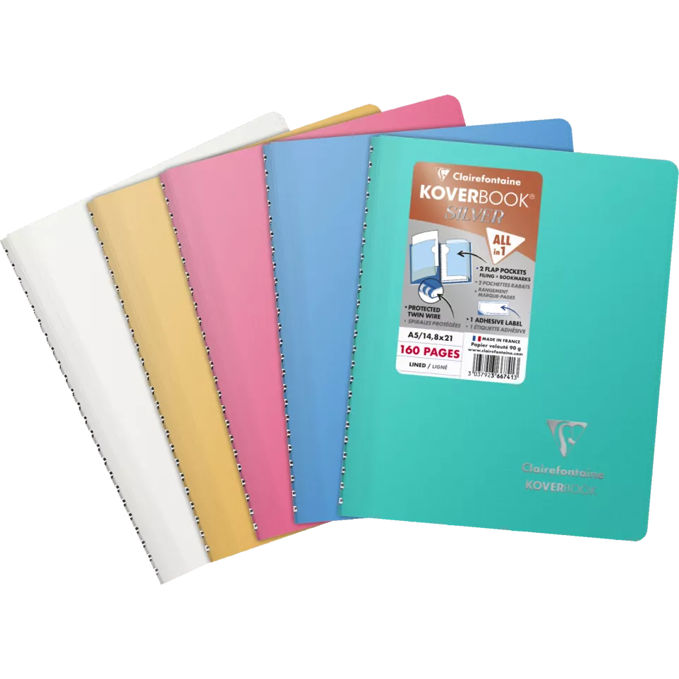 KB Silver spir.schr.- 14,8x21 80bl L...