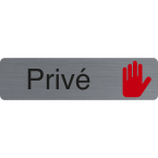 Zelfklevende Deurbord Privé...