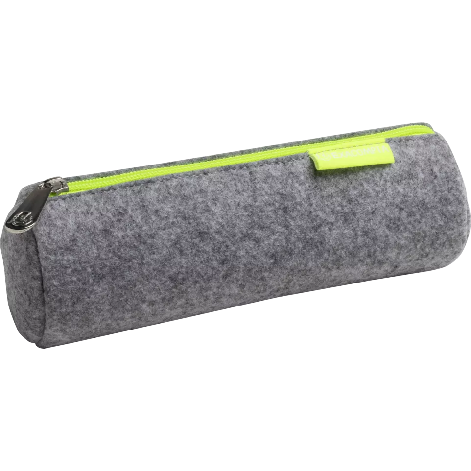 Round recycled felt pencil case Neon/...