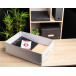 Boîte de rangement à plat carton 33x50x16cm Néo Déco/ Pce