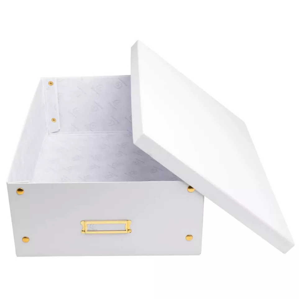 Flat cardboard storage box 33x50x16cm...