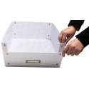 Flat cardboard storage box 33x50x16cm Néo Déco/ Pc.
