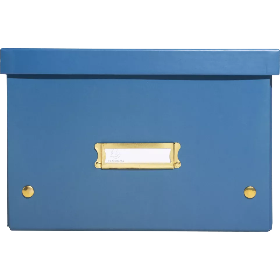 Flat cardboard storage box 27x36x19cm...