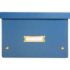 Flat cardboard storage box...