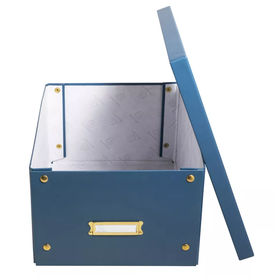 Flat cardboard storage box 27x36x19cm...