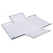 Opbergdoos plat geleverd A4+ blauw-/ St.