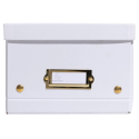 Boîte de rangement à plat carton 20x26x15cm Néo Déco/ Pce