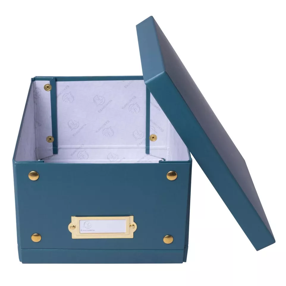 Flat cardboard storage box 20x26x15cm...