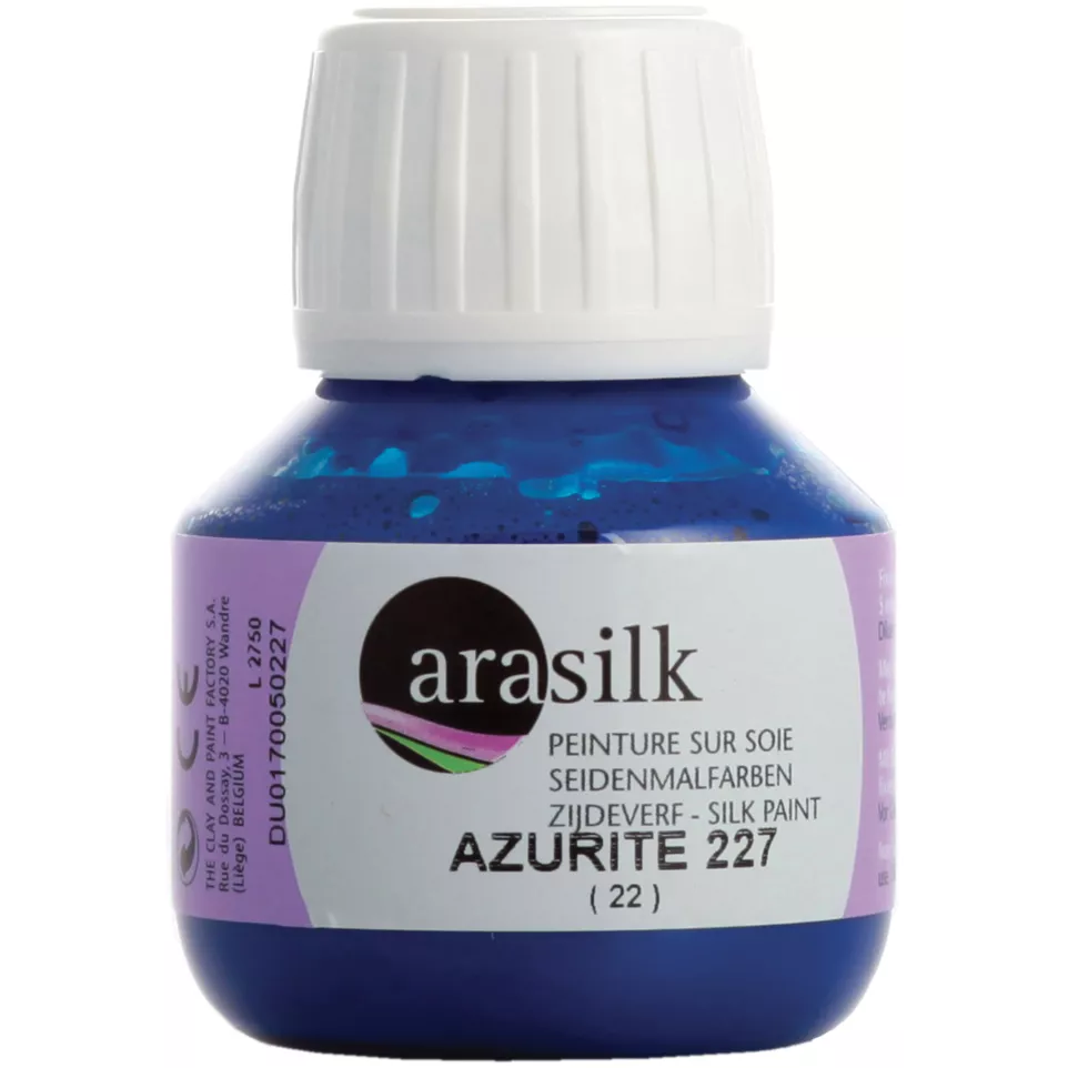 ARASILK 50ml azuriet blauw-/ St.