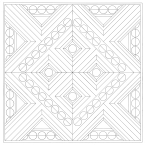 SCARF 100% SILK - 90x90CM...