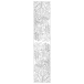 SCARF 100% SILK - 180x43CM KATLEYA-/ Pc.