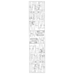 SCARF 100% SILK - 180x43CM...