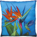 Coussin 100% soie - 40x40cm Colibri/ Pce