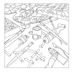 COUSSIN 100% SOIE --40x40CM...