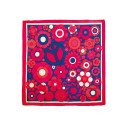 Carré 100% soie - 90x90cm Peace/ Pce
