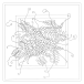 SJAAL 100% ZIJDE - 90x90cm GLYCINE-/ St.